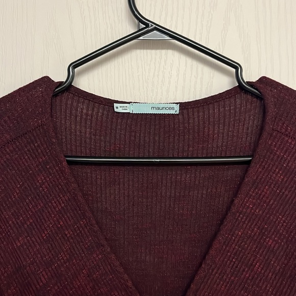 Maurice’s burgundy dress size Medium - Picture 2 of 3